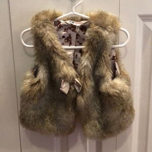 Toddler H & M Faux Fur Vest